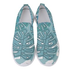 Pattern Leaves Banana Women s Slip On Sneakers by HermanTelo