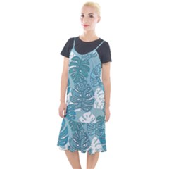 Pattern Leaves Banana Camis Fishtail Dress by HermanTelo