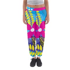 Pattern Leaf Polka Rainbow Women s Jogger Sweatpants