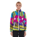 Pattern Leaf Polka Rainbow Winter Jacket View1