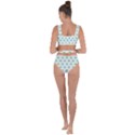 Plant Pattern Green Leaf Flora Bandaged Up Bikini Set  View2