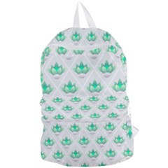 Plant Pattern Green Leaf Flora Foldable Lightweight Backpack by HermanTelo