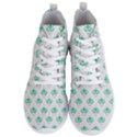 Plant Pattern Green Leaf Flora Men s Lightweight High Top Sneakers View1