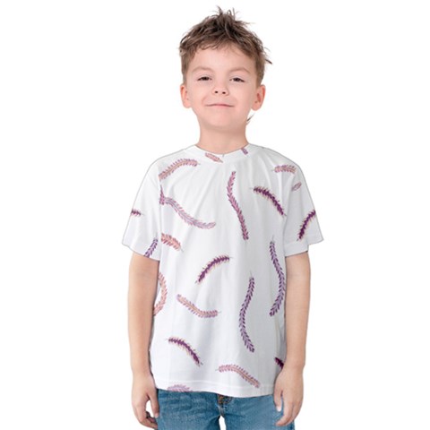 Plumelet Pen Ethnic Elegant Hippie Cute Kids  Cotton Tee by HermanTelo