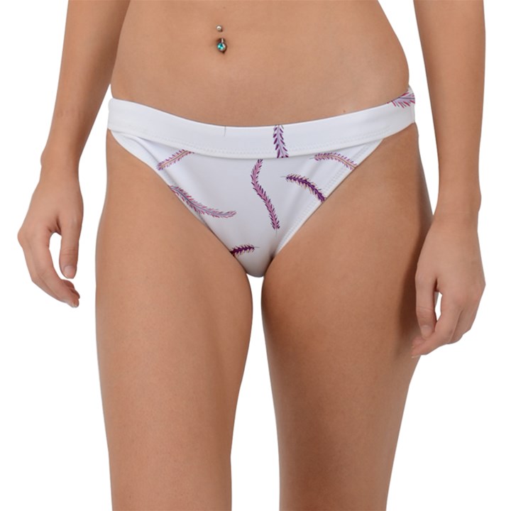 Plumelet Pen Ethnic Elegant Hippie Cute Band Bikini Bottom