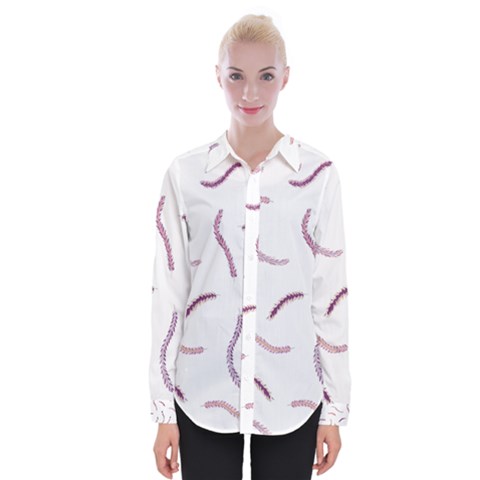 Plumelet Pen Ethnic Elegant Hippie Cute Womens Long Sleeve Shirt by HermanTelo