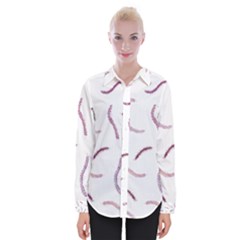 Plumelet Pen Ethnic Elegant Hippie Cute Womens Long Sleeve Shirt