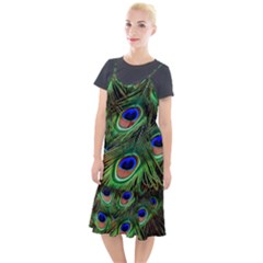 Peacock Feathers Plumage Iridescent Camis Fishtail Dress by HermanTelo