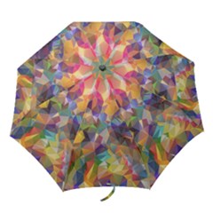 Polygon Wallpaper Folding Umbrellas by HermanTelo