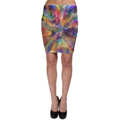 Polygon Wallpaper Bodycon Skirt by HermanTelo