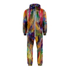 Polygon Wallpaper Hooded Jumpsuit (kids)