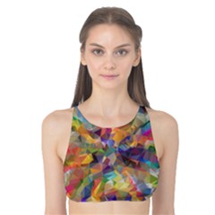 Polygon Wallpaper Tank Bikini Top by HermanTelo