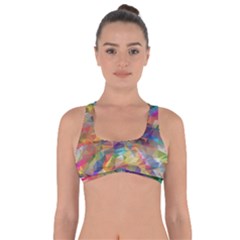 Polygon Wallpaper Got No Strings Sports Bra