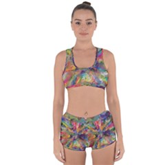 Polygon Wallpaper Racerback Boyleg Bikini Set by HermanTelo