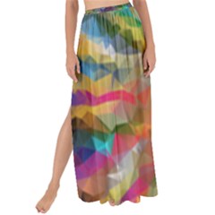 Polygon Wallpaper Maxi Chiffon Tie-up Sarong