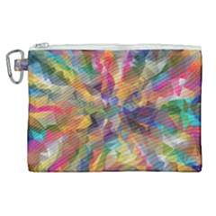 Polygon Wallpaper Canvas Cosmetic Bag (xl)