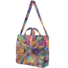 Polygon Wallpaper Square Shoulder Tote Bag by HermanTelo