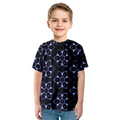 Purple Circle Wallpaper Kids  Sport Mesh Tee