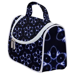 Purple Circle Wallpaper Satchel Handbag