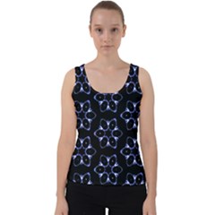 Purple Circle Wallpaper Velvet Tank Top