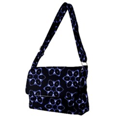 Purple Circle Wallpaper Full Print Messenger Bag