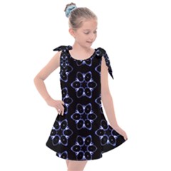 Purple Circle Wallpaper Kids  Tie Up Tunic Dress