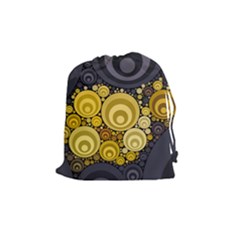 Retro Color Style Drawstring Pouch (medium) by HermanTelo