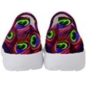 Peacock Feathers Color Plumage Kids  Slip On Sneakers View4