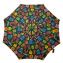 Presents Gifts Background Colorful Hook Handle Umbrellas (Small) View1