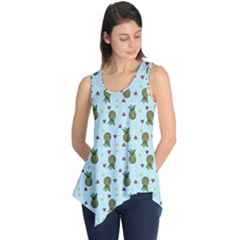 Pineapple Watermelon Fruit Lime Sleeveless Tunic