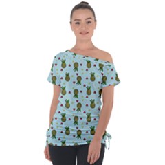 Pineapple Watermelon Fruit Lime Tie-up Tee