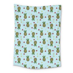 Pineapple Watermelon Fruit Lime Medium Tapestry