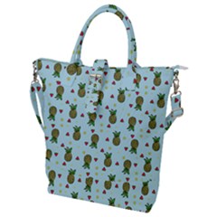 Pineapple Watermelon Fruit Lime Buckle Top Tote Bag