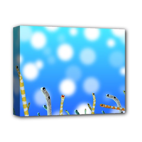 Sea Underwater Life Fish Deluxe Canvas 14  X 11  (stretched)