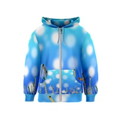 Sea Underwater Life Fish Kids  Zipper Hoodie