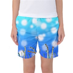 Sea Underwater Life Fish Women s Basketball Shorts