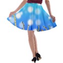 Sea Underwater Life Fish A-line Skater Skirt View2