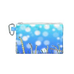 Sea Underwater Life Fish Canvas Cosmetic Bag (small)