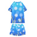 Sea Underwater Life Fish Kids  Swim Tee and Shorts Set View2