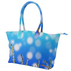 Sea Underwater Life Fish Canvas Shoulder Bag by HermanTelo