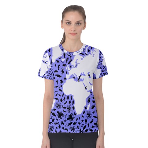 Sea Ocean Underwater Women s Cotton Tee by HermanTelo