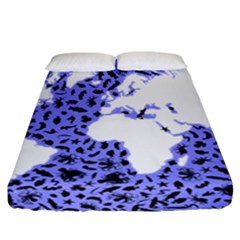 Sea Ocean Underwater Fitted Sheet (california King Size)