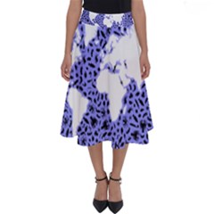 Sea Ocean Underwater Perfect Length Midi Skirt