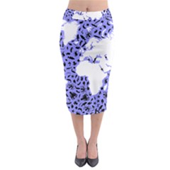 Sea Ocean Underwater Midi Pencil Skirt