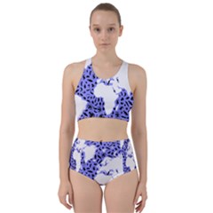 Sea Ocean Underwater Racer Back Bikini Set