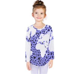 Sea Ocean Underwater Kids  Long Sleeve Tee