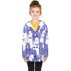 Sea Ocean Underwater Kids  Double Breasted Button Coat