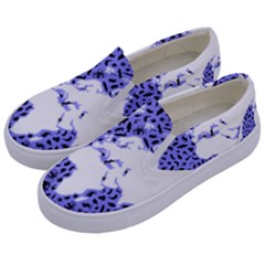 Sea Ocean Underwater Kids  Canvas Slip Ons by HermanTelo