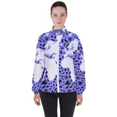 Sea Ocean Underwater Women s High Neck Windbreaker by HermanTelo