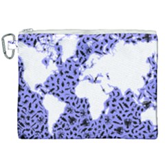 Sea Ocean Underwater Canvas Cosmetic Bag (xxl) by HermanTelo